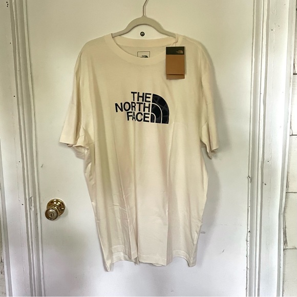 The North Face Men's Off-White Short Sleeve Tee - Picture 1 of 7